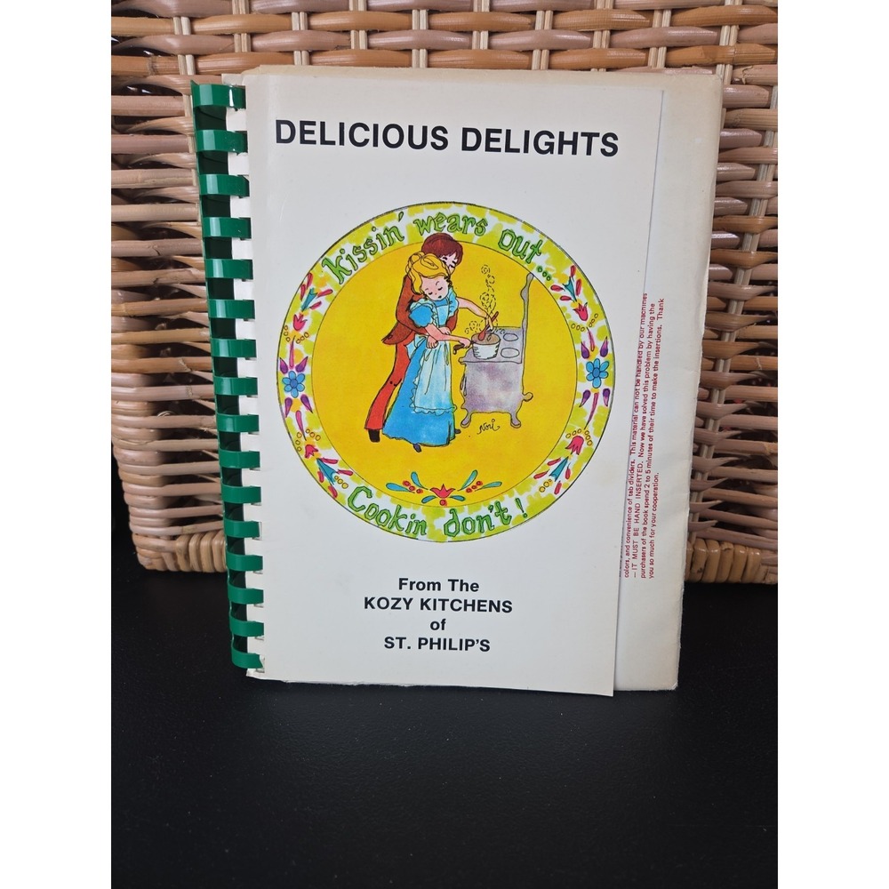 St. Philip's Lutheran Church Cookbook Recipe Book Prosperity, SC 1982 Local
